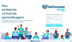 materiais de apoio no Studeo, tutoriais unicesumar